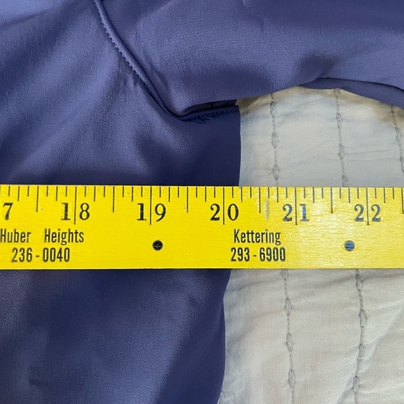 REI Purple Shell Jacket Fleece Lined Size‎ Large EUC - Picture 3 of 5